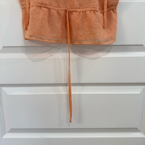 Vitamin C Orange Paisley Peplum | Romantic Maximalist Cami - Picture 2 of 7